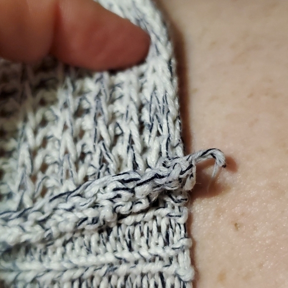 Stylus womens cardigan sweater size XL crochet knit open front - Picture 9 of 13